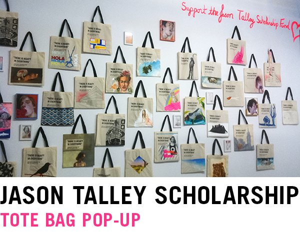 Jason Talley Scholarship Tote Bag Pop-Up