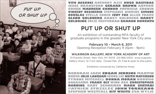 Put Up or Shut Up